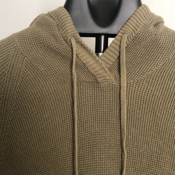 Lauren Ralph Lauren Cotton Knit Hoodie Knit Long Sleeve Sweater Sz M - Picture 3 of 15